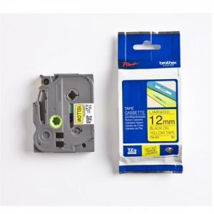 Brother TZe-631 (TZE631) Laminated Labelling Tape Black on Yellow 12mm, 8m