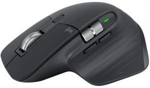 Logitech MX Master 3S for Business Wireless Mouse RF Wireless + Bluetooth, Laser, 8000 DPI, Graphite