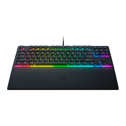 Razer Ornata V3 Tenkeyless Wired Gaming keyboard, Low-profile, RGB LED, USB QWERTY, US, Black