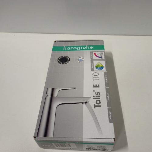 Ecost customer return hansgrohe Talis E CoolStart Tap (Tap with Spout Height 110 mm) Single Lever Ba