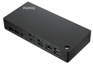 Lenovo ThinkPad Universal USB-C Dock (40AY0090EU) Docking station, Black