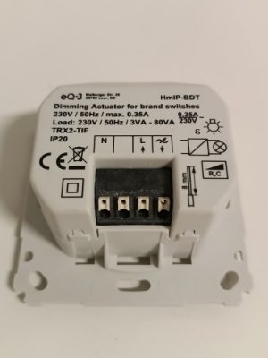 Ecost prekė po grąžinimo Homematic IP Smart Home dimmer actuator for branded switches