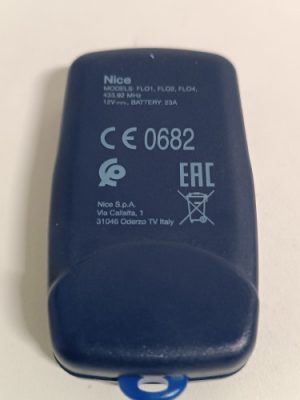 Ecost prekė po grąžinimo Nice FLO4 Remote Control Transmitter, Black