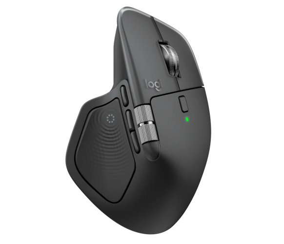 Logitech MX Master 4 for Business Wireless Mouse RF Wireless + Bluetooth, 8000 DPI, Graphite