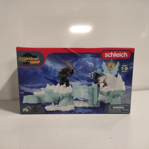 Ecost Customer Return Schleich 42497 Eldrador Creatures Play Set – Attack on the Ice Castle Toy, For