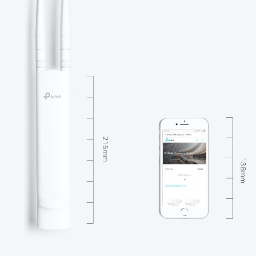 TP-Link Omada EAP110-Outdoor 300Mbps Wireless N Outdoor Access Point