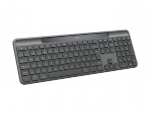 Logitech Signature Slim Solar+ K980 for Business Wireless Keyboard, RF+Bluetooth, US Int, Graphite