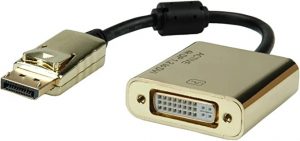 Ecost customer return ROLINE GOLD 4K DPDVI Adaptor Active v1.2 DP ST  DVI BU, Retail Blis