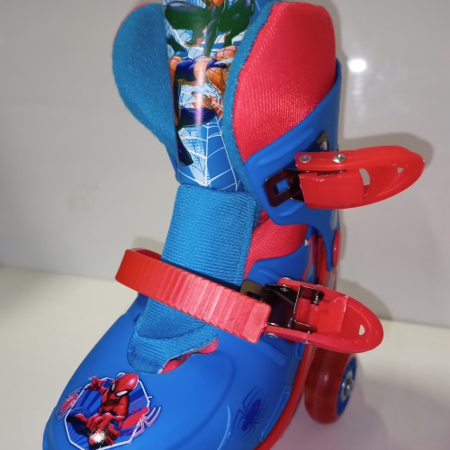 Ecost Customer Return Mondo Toys - Marvel Spiderman - 3 In-Line Skates - Adjustable Dual Function -