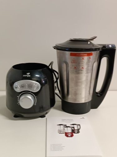 Ecost Customer Return Senya Blender heating stainless steel Cook & Ice V3, Mixer Soup Velveté/Mou