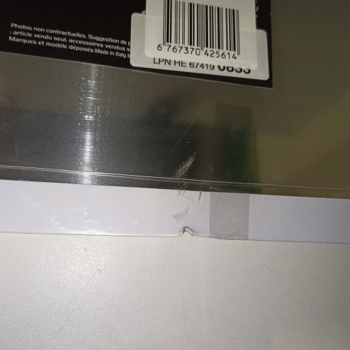 Ecost Customer Return Compactor Splash Protection and Notebook Silver 50 x 0,