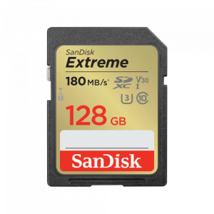 SanDisk Extreme SDXC Memory Card 128GB UHS-I