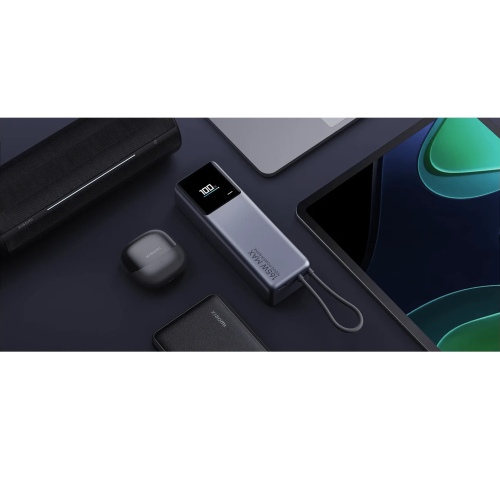 Xiaomi 165W Power Bank 10000mAh, Integrated Cable, Gray