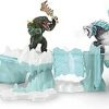 Ecost Customer Return Schleich 42497 Eldrador Creatures Play Set – Attack on the Ice Castle Toy, For
