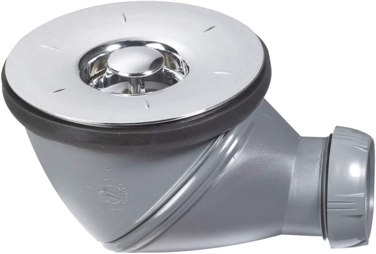 Ecost customer return Wirquin James 34230004 Shower Plughole/Can be Fitted into Numerous Positions/D