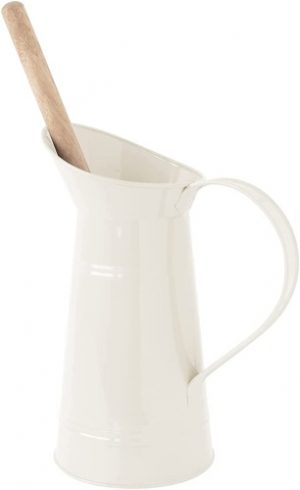 Ecost customer return Gelco 3467937089824 'Orsay Toilet Brush Holder Metal and Wood Ivory