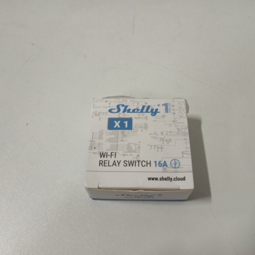 Ecost prekė po grąžinimo Shelly 1 - Switch Actuator 230 V 16 A - WIFI Relay Suitable for Smart Home,