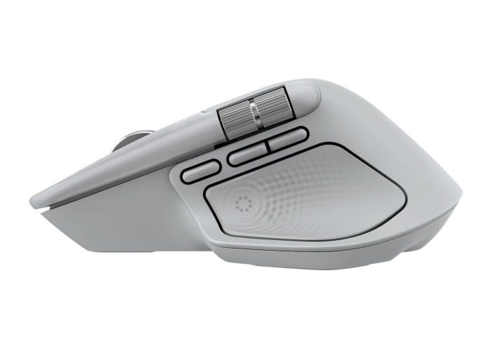 Logitech MX Master 4 Wireless Mouse RF Wireless + Bluetooth, 8000 DPI, Pale Grey