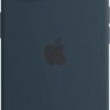 Ecost Customer Return Apple silicone shell with Magsafe (for iPhone 13) - Bleu Abysse