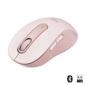 Logitech Signature M650 Wireless Mouse RF Wireless+Bluetooth Optical 4000 DPI, Rose