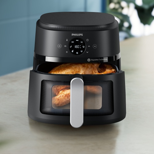Philips 2000 Series NA231/00 Hot Air Fryer 6.2 L 1700 W, Black/Silver - Image 6