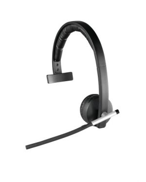 Logitech H820e Wireless Headset, DECT USB-A, Black