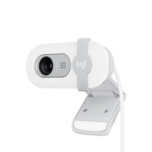Logitech Brio 100 Full HD Webcam, 2 MP, FHD 1080p, 58°, USB, Off-White