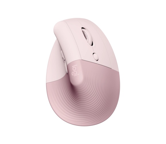 Logitech Lift Vertical Wireless Mouse RF Wireless + Bluetooth, 4000 DPI, Rose - Image 10