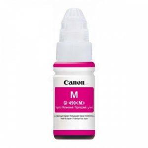 Canon GI-490M (0665C001) Ink Refill Bottle, Magenta