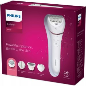 Philips 8000 Series BRE740/10 Epilator, White