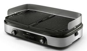 Philips 5000 Series HD6222/90 Electric Table Grill 2400 W, Black/Silver