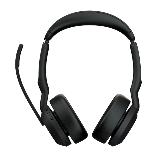 Jabra Evolve2 55 UC Stereo Link380a Wireless Headset, Bluetooth, USB-A, Black - Image 2