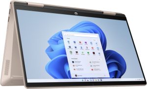 HP Pavilion x360 14-ek2000ny Laptop 14'' FHD Core 5 120U 16GB 512GB SSD W11H, Pale Rose Gold