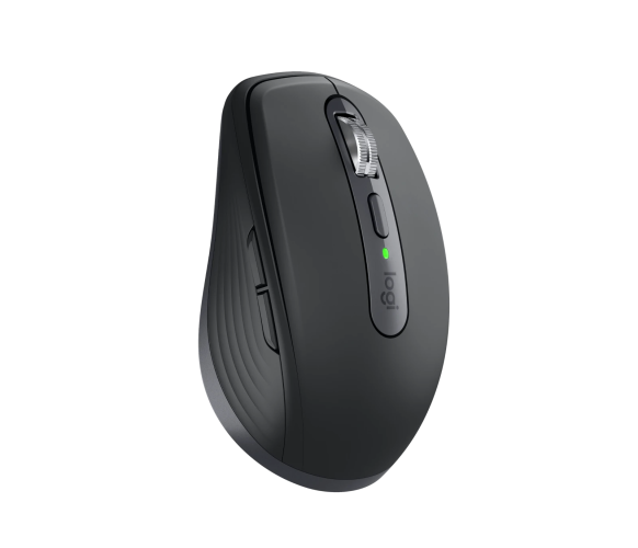 Logitech MX Anywhere 3S Mouse - RF Wireless + Bluetooth, Laser, 8000 DPI, Graphite - Image 2