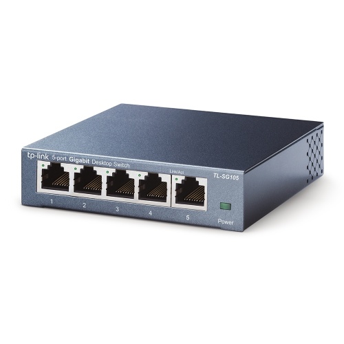 TP-Link TL-SG105 5-Port 10/100/1000Mbps Desktop Switch - Image 2