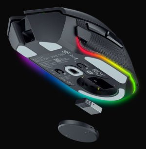 Razer Basilisk V3 Pro 35K Wireless Gaming Mouse RF Wireless + Bluetooth + USB-A, 35000 DPI, Black