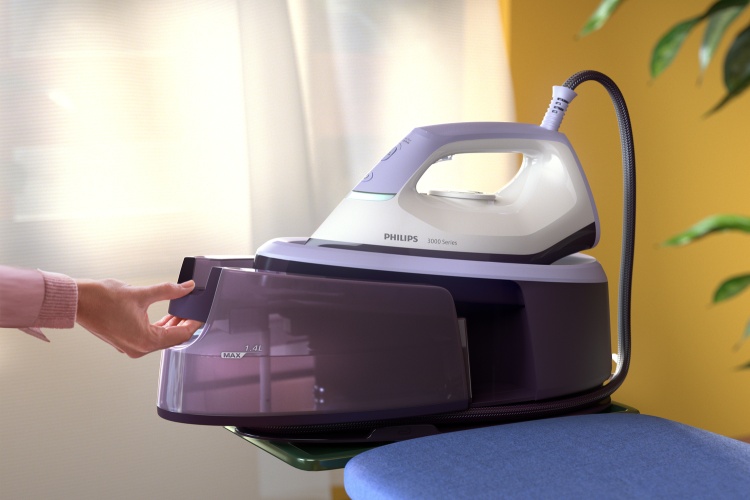Philips 3000 Series PSG3000/30 Steam Generator Iron 2400 W 1.4 L, Purple/White - Image 2