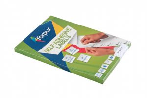 Ddhesive labels Forpus, A4, White, 48.5x25.4 mm, (44) (100)
