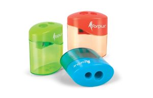 Forpus sharpener with box, 2 holes 1226-007