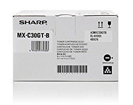 Sharp MX-C30GTB (MXC30GTB) Toner Cartridge, Black