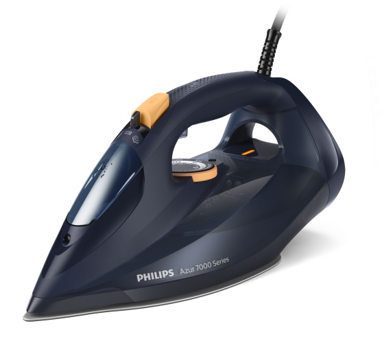 Philips Azur 7000 Series DST7060/20 Steam Iron 3000 W, Blue/Yellow - Image 3