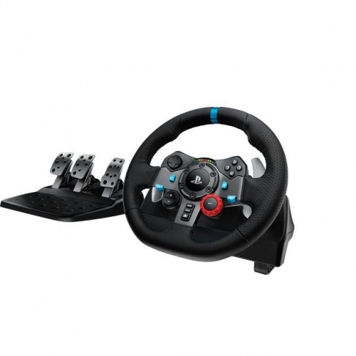 Logitech G29 Driving Force Steering Wheels & Pedals, for PC, PS5, PS4, Black