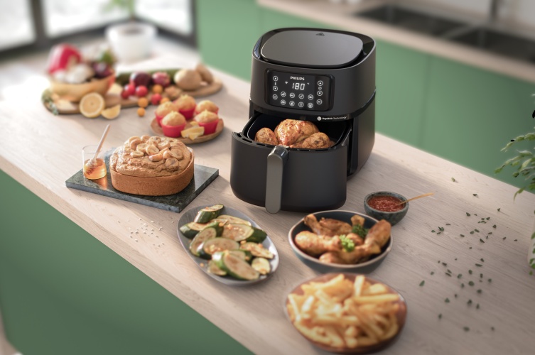 Philips 5000 Series XXL HD9285/93 Hot Air Fryer 7.2 L 2000 W, Black - Image 4