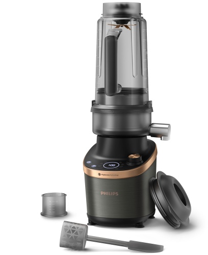 Philips Flip&Juice HR3770/00 Blender with juicer module, 1500 W, Black/Copper - Image 2