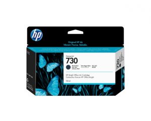 HP 730 (P2V65A) Ink Cartridge, Matte Black