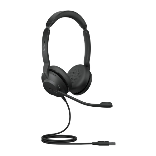 Jabra Evolve2 30 MS Stereo Wired Headset, USB-A, Black