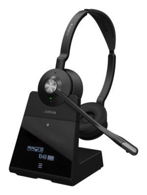 Jabra Engage 75 SE Stereo Wireless Headset, Bluetooth, DECT, Base station, Black