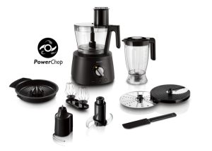 Philips 7000 Series HR7776/90 Food processor, 3.4 L, 1300 W, Black
