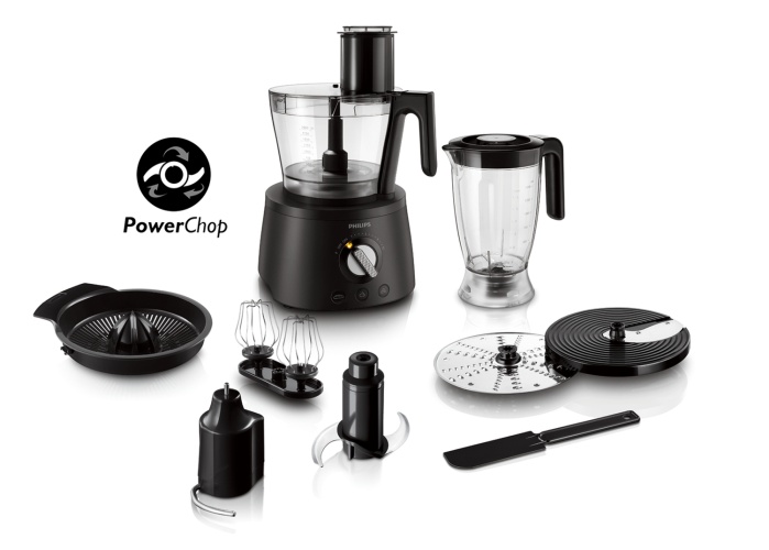 Philips 7000 Series HR7776/90 Food processor, 3.4 L, 1300 W, Black