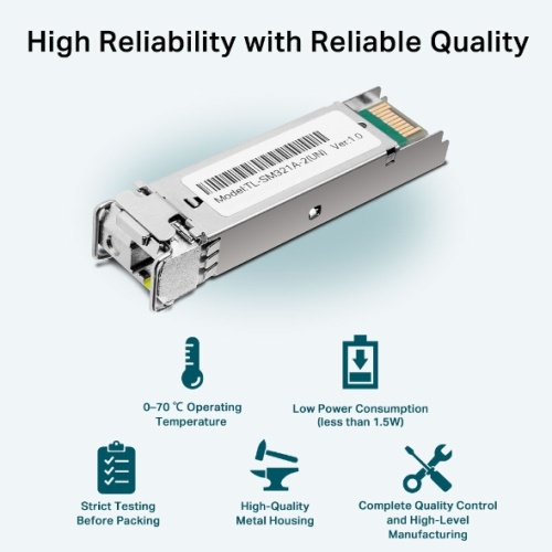 TP-Link Omada 1000Base-BX WDM Bi-Directional SFP Module - Image 5
